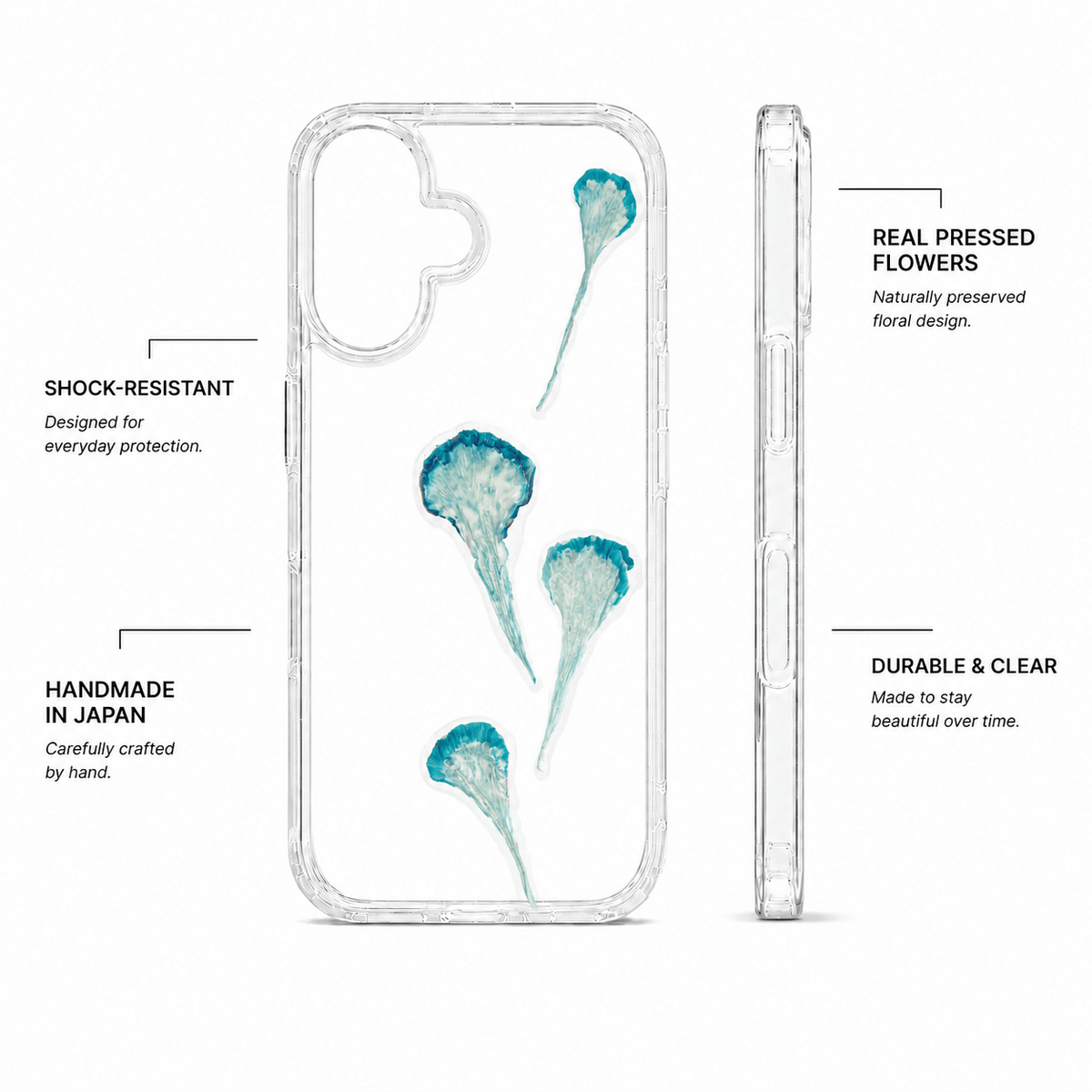 Azure Calm — Carnation Case Samsung - Nacre Studio