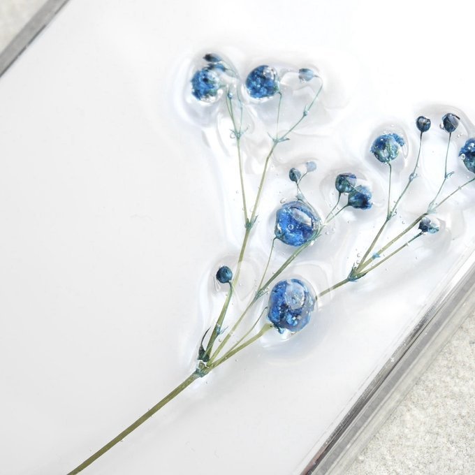 Midnight Bloom — Tourmaline Blue Case Samsung - Nacre Studio