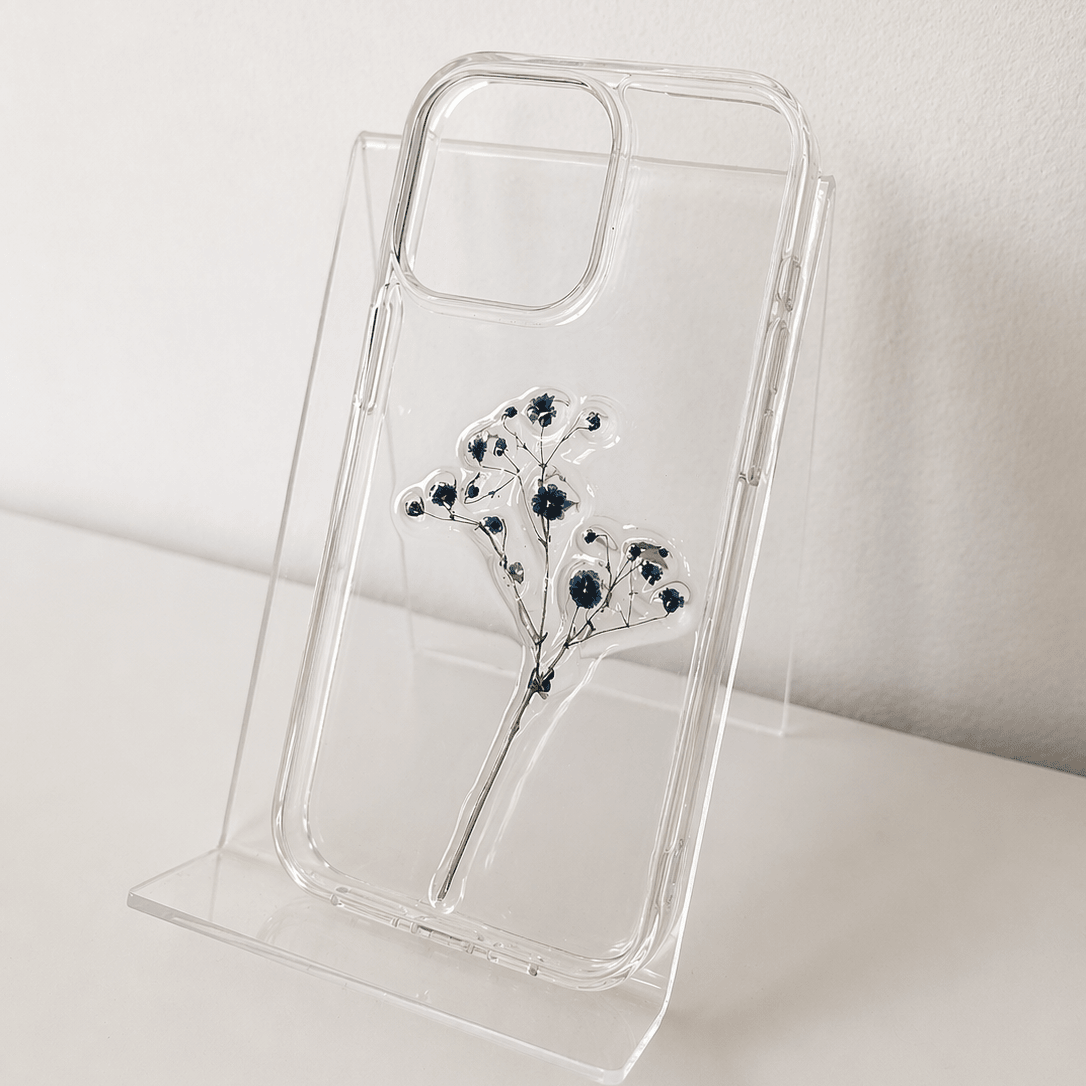 Midnight Bloom — Tourmaline Blue Case Samsung - Nacre Studio